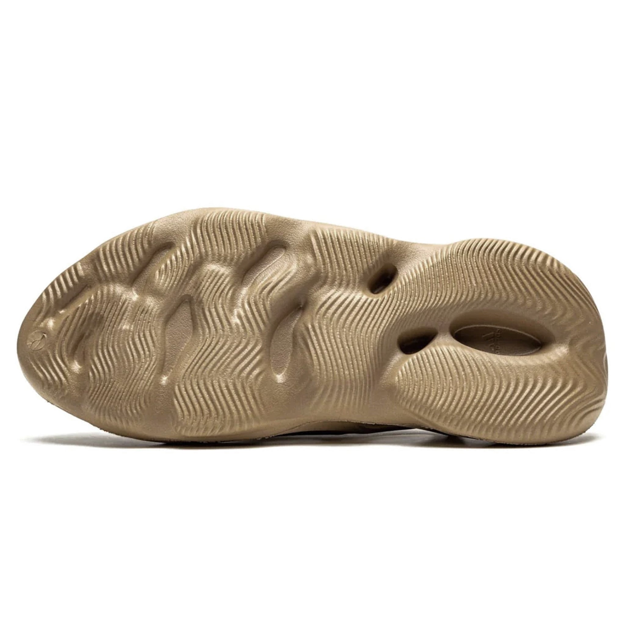 Sole view of Adidas Yeezy Foam RNNR Ochre GW3354